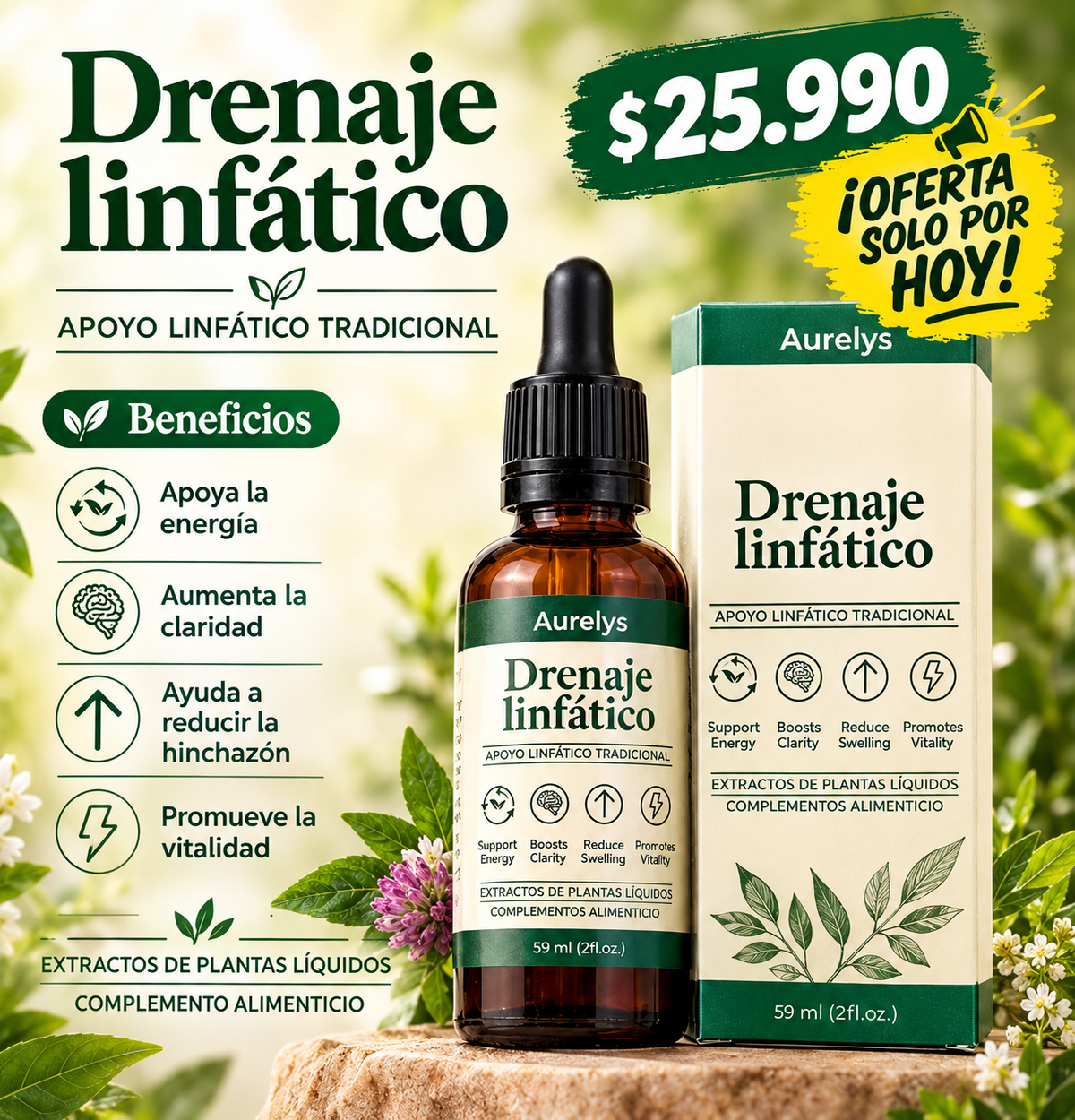 Aurelys™ - Drenaje Linfático En Gotas